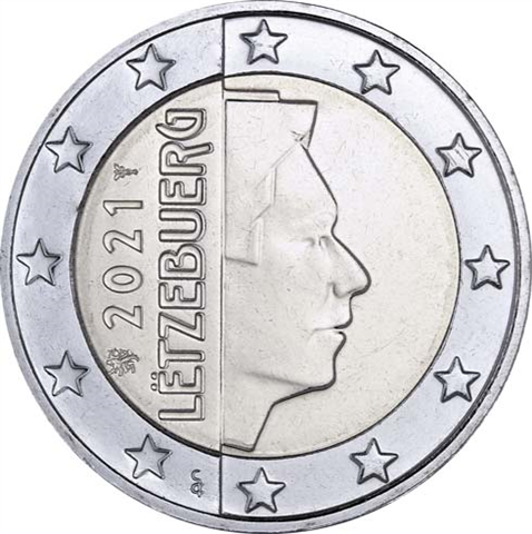 Luxemburg-2021-2-Euro-Kursmünze-I