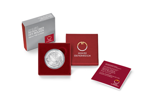 Österreich-20-Euro-2020-Silber-PP-Reise-über-den-Wolken-I
