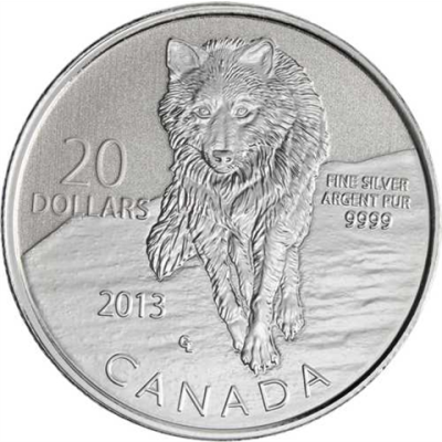 Kanada-20Dollar-2013-Agstgl-Wolf-RS