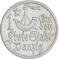 Danzig-1 Gulden-1923-AG-Kogge-RS
