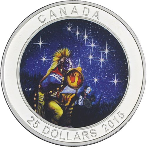 Kanada-25 Dollar-2015-AGpp-The Quest-Farbe-RS