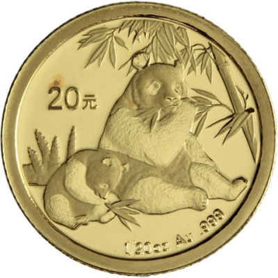 China-20Yuan-2007-AUstgl-ChinaPanda-VS
