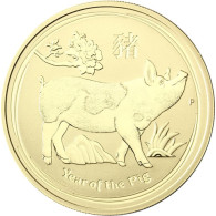 Lunar II Goldmünze Schwein 2019 - 1 Unze Australien 1 Oz 