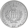 San Marino-5 Euro-2025-AGstgl-Wanderfalke-VS