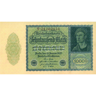 Ro.69 10.000 Mark Reichsbanknote 19.1.1922-RS