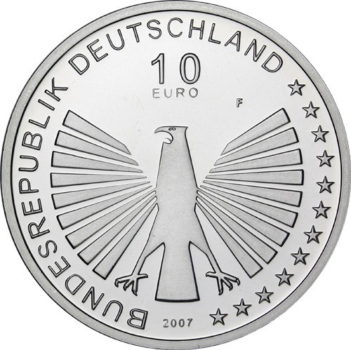 Deutschland 10 Euro 2007 PP 50 Jahre Römische Verträge