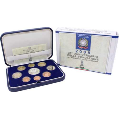 Italien-8,88 Euro-2008-PP-KMS-Etui
