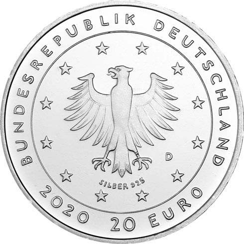 20 Euro Silbermünzen 2020 Der Wolf und die 7 Geißlein Deutschland 