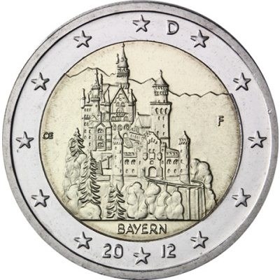 Deutschland-2-Euro-2012-Schloss-Neuschwanstein-F