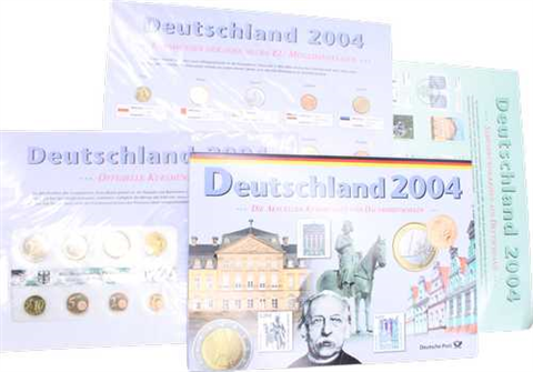 Deutschland-18x3,88 Euro-2002-2019-Kurs Briefmarken-SetI