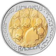 Schweiz-5Franken-2000-bfr-BaselerFasnacht-RS