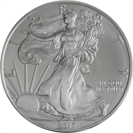 USA-1 Dollar-2017-AGstgl-Silver Eagle-RS