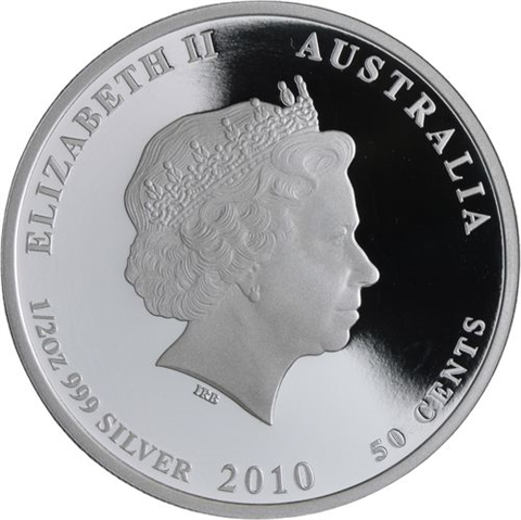 Australien-5x50Cent-2010-2011-AGpp-BushBabies-Farbe-Set