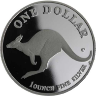 Australien-1 Dollar-1998-AGpp-Känguru-RS
