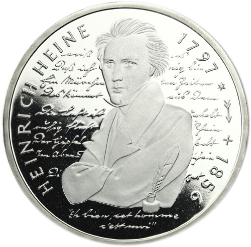 Deutschland 10 Deutsche Mark Heine 1997 Polierte Platte