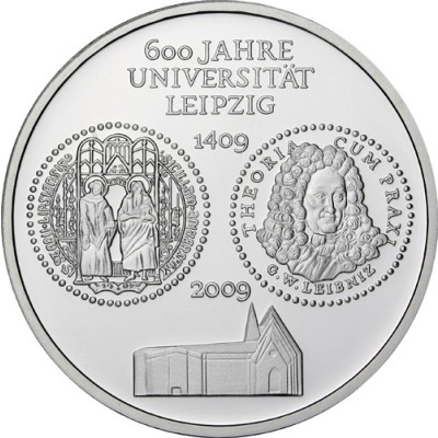 Deutschland 10 Euro 2009 PP 600 Jahre Universität Leipzig
