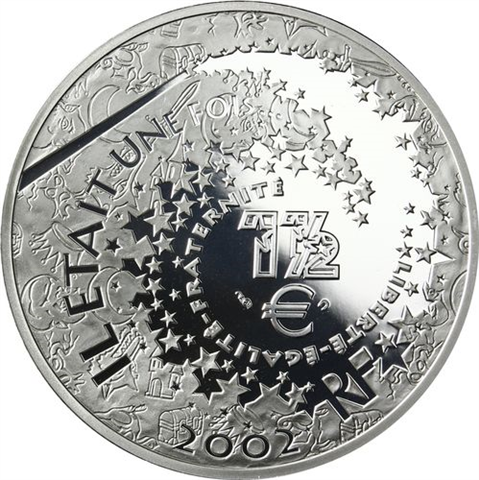 Frankreich 1,5 Euro 2002 PP Märchen Serie - Pinochio III