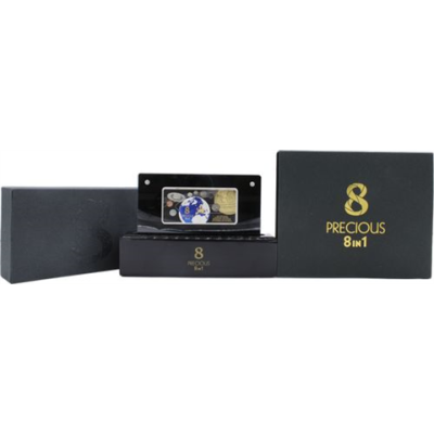 Solomon Islands-5 Dollar-2016-AG-Precious8in1-Planeten-Etui
