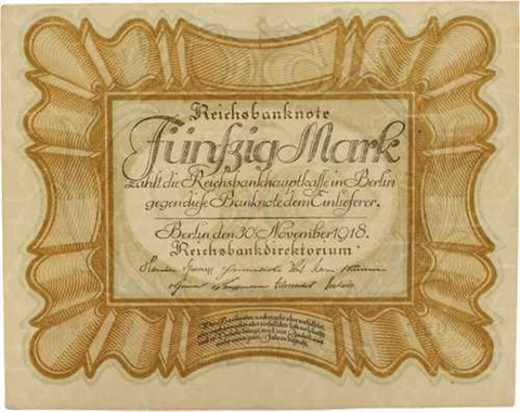 RO.57-50Mark-30.11.1918-gebraucht-VS