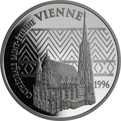 Frankreich-15 Euro 100 Francs-1996-AGpp-Dom Sankt Stephan-RS