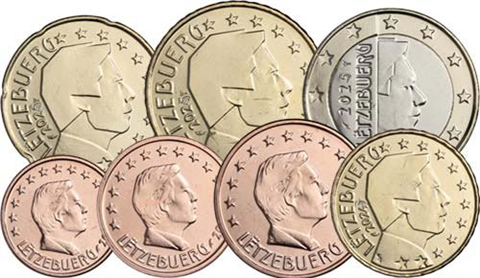 Luxemburg-1-88-euro-2025-euromuenzen-1-cent-1-euro-RS