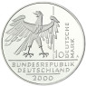 Deutschland 10 DM Silber 2000 Stgl. 10 Jahre Deutsche Einheit