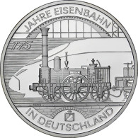 0 Euro Silbermünze 2010 - 175 Jahre Deutsche Eisenbahn