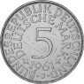 Deutschland 5 DM 1961 J Silberadler