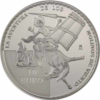 Spanien 10 Euro 2005 PP Don Quichote-Windmühlen-I