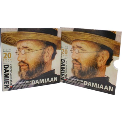 Belgien-20 Euro-2009-AGpp-Pater Damiaan-Folder