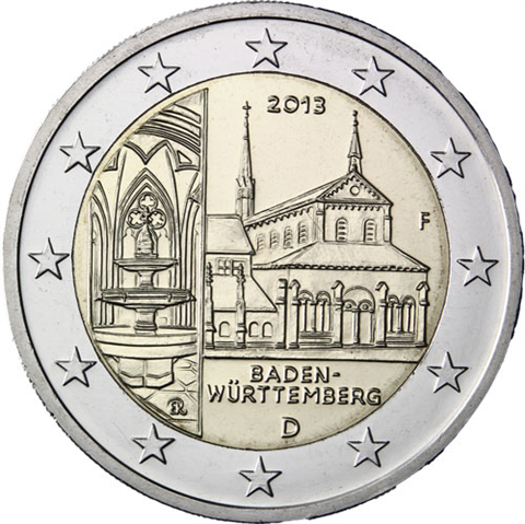 Deutschland-2Euro-2013-Kloster-Maulbronn-F-RS