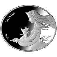 Hans mein Igel 5 Euro Silbermünze Lettland 2016