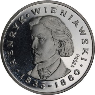 Polen-100 Zlotych-1979-AGpp-PROBE-Henryk Wieniawski-RS