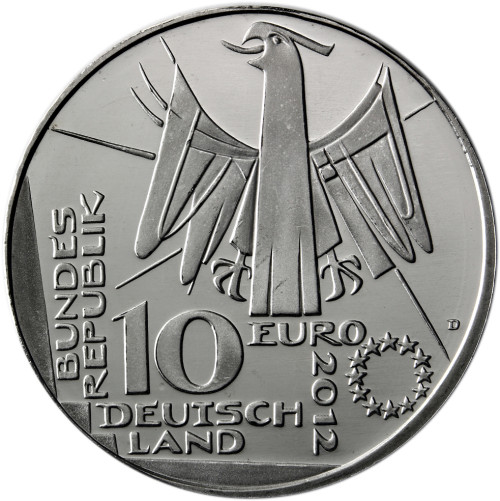 Deutschland 10 Euro 2012 Deutsche Nationalbibliothek
