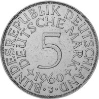 Deutschland 5 DM 1960 J Silberadler