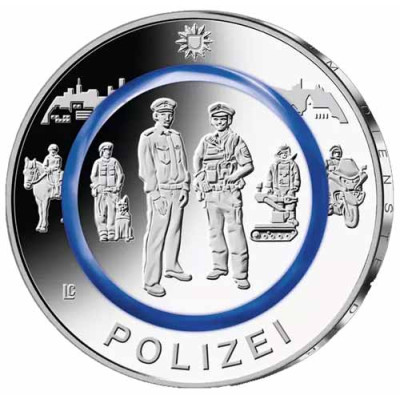 Deutschland 10 Euro 2024 Polizei Mzz J