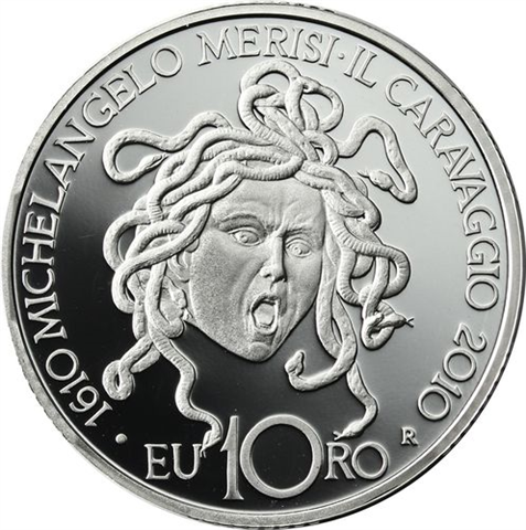 Italien 10 Euro 2010 PP Caravaggio I