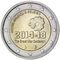 Belgien 2 Euro 2014 bfr.Beginn des 1. Weltkrieges