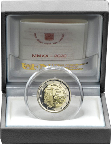 Vatikan-2-Euro-2020-PP-Raffael-III