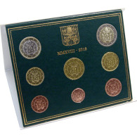 Vatikan Kursmünzen 2018 (3,88 Euro ) mit Papst-Wappen Franziskus im Folder