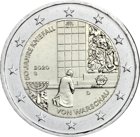 Deutschland-2-Euro-2020-Kniefall-von-Warschau-G-stgl