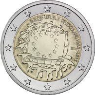 Deutschland 2 Euro 2015 bfr. 30 Jahre Europa Flagge Mzz. D