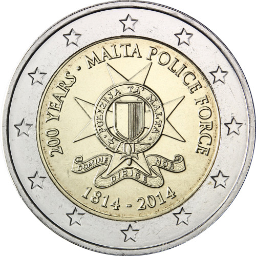 Malta 2 Euro 2014 bfr. 200 Jahre Polizei