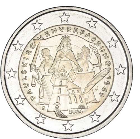 Deutschland-2Euro-2024-bfr-Paulskirchenverfassung-MzzJ-RS