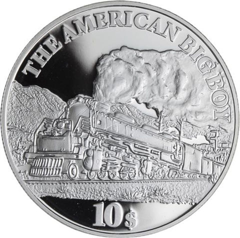 Cook Islands-10 Dollar-2008-AGpp-Big Boy Lokomotive-RS