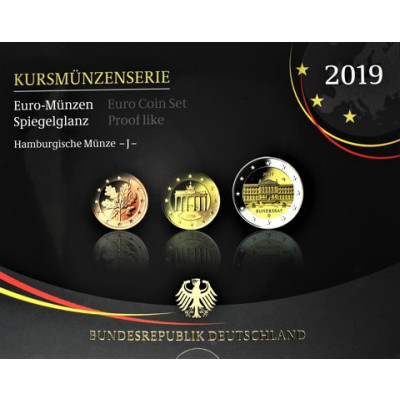 Euro Kursmünzensatz von 2019