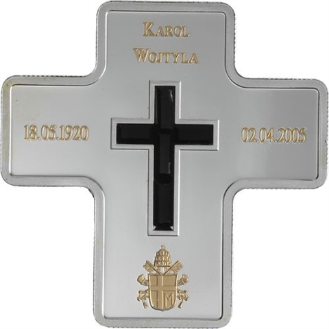 Liberia-10 Dollar-2005-AGpp-Karol Wojtylas-RS