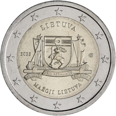 Litauen-2Euro-2025-bfr-Kleinlitauen Mazoji-RS