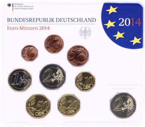 Deutschland-5,88 Euro-2014-Stgl-Kurs-MzzF-RS
