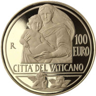 Vatikan 100 Euro Gold 2013 PP Meisterwerke von Raffael Sixtinische Madonna